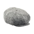 thumbnail image 2 of Gorra de rayas de otoño e invierno de gran tamaño, nueva gorra de hombre de estilo europeo y americano, gorra avanzada de director de estilo retro, 2 of 6