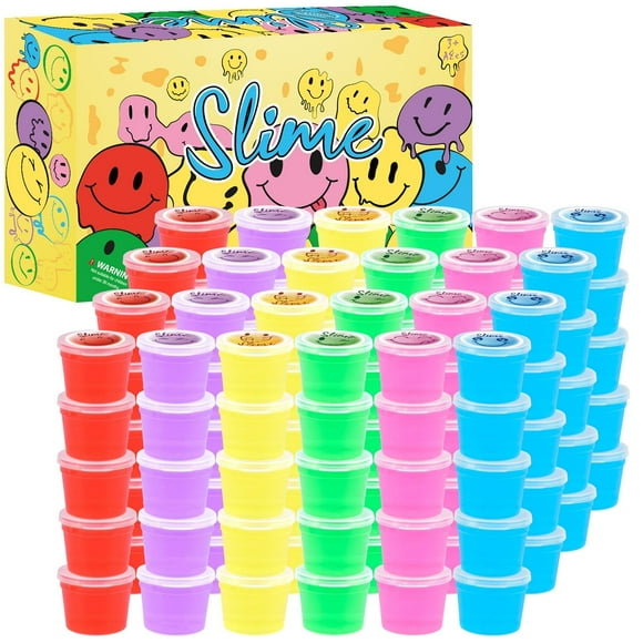 Slime Kit Tuupowana Smiling Crystal para niños, paquete de 120