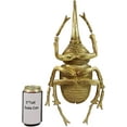 thumbnail image 6 of Ebros Large Gold Leaf Resin Hercules Beetle Wall Sculpture Table Decor Figurine, 6 of 8