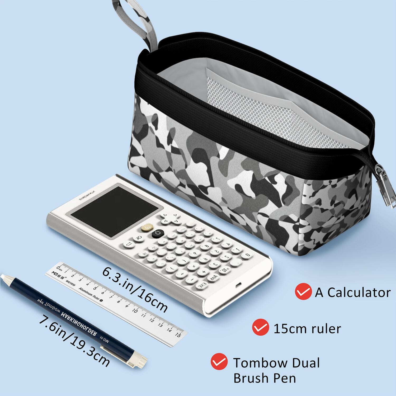 Small Pencil Pouch Pen Case