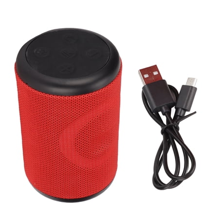 Sarapandan Bluetooth Speaker Multifunctional RGB Small Portable Speaker for Outdoor Home Travel Party Red