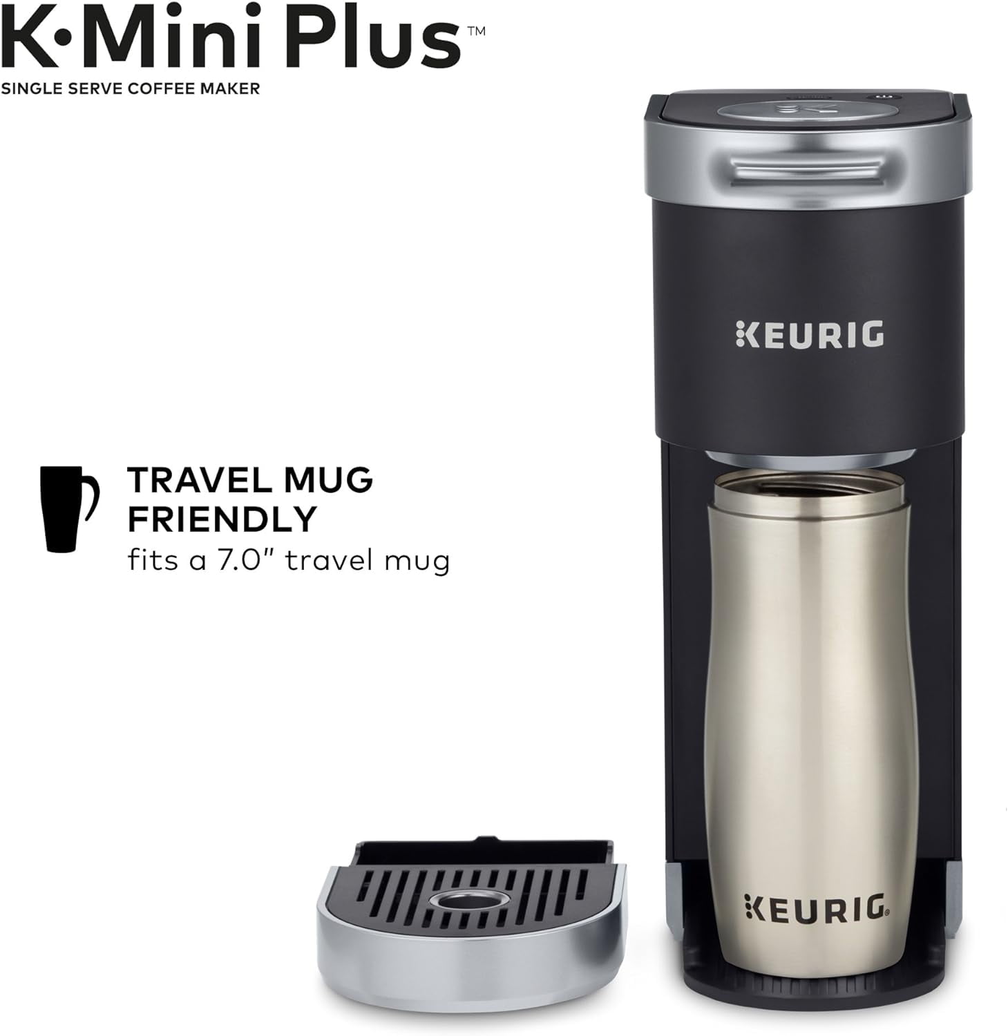 Keurig K Mini Plus Matte Black Single Serve Brewer 5000200239