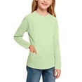 thumbnail image 4 of Ropa de Protección Solar de Verano de Niñas Top de Manga Larga para Niños Y Niñas de 4-15 Años, Tela Suave Transpirable para el Uso Casual de la Playa Al Aire Libre, 4 of 9