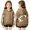 V62-Khaki, variant on WhouRiu Girls Fashion Graphic Hoodies Kids Casual Long Sleeve Hooded Pullover Autumn Winter Cute Cozy Sweatshirts With Pockets,12-13 Years