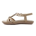 thumbnail image 3 of Zapatos bohemios para caminar zapatos de verano con flores de diamantes de imitación sólidos para mujeres y niñas, 3 of 9