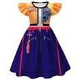thumbnail image 2 of KAWELL Vestido de cantante pop para niñas Hunters Disfraz para niños Halloween, talla 4t, 2 of 5
