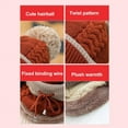 thumbnail image 5 of ZOELNIC Hat Scarf Set, 4 in 1 Winter Scarf Mask Gloves Set, Hat with Scarf Attached, Girls Warm Hat Earmuffs Cap with Pom for Indoor and Outdoor Sports, 5 of 6