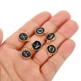 thumbnail image 4 of Unique Bargains Letter Pendants Drops Set, 26 Pack Alphabet Pendant Double Sided for Jewelry Making DIY, Black, 4 of 6