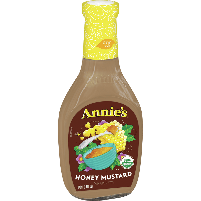Annie's Lite Honey Mustard Vinaigrette Salad Dressing, Certified