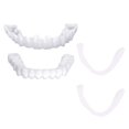 thumbnail image 1 of 1 par de prótesis de dientes falsos, dientes temporales artificiales falsos, carillas de sonrisa, dientes temporales cosméticos Sincero Hogar, 1 of 5