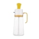thumbnail image 3 of Jarra de aceite de 550 ml, a prueba de fugas, reutilizable, rellenable, con asa antideslizante, dispensador de condimentos Amarillo, 3 of 6