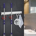 thumbnail image 1 of Bathroom Supply,Space Aluminum Wall Mounted Mop Hanger Broom Rack Class Leading Features, 1 of 8