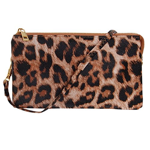 leopard clutch purse