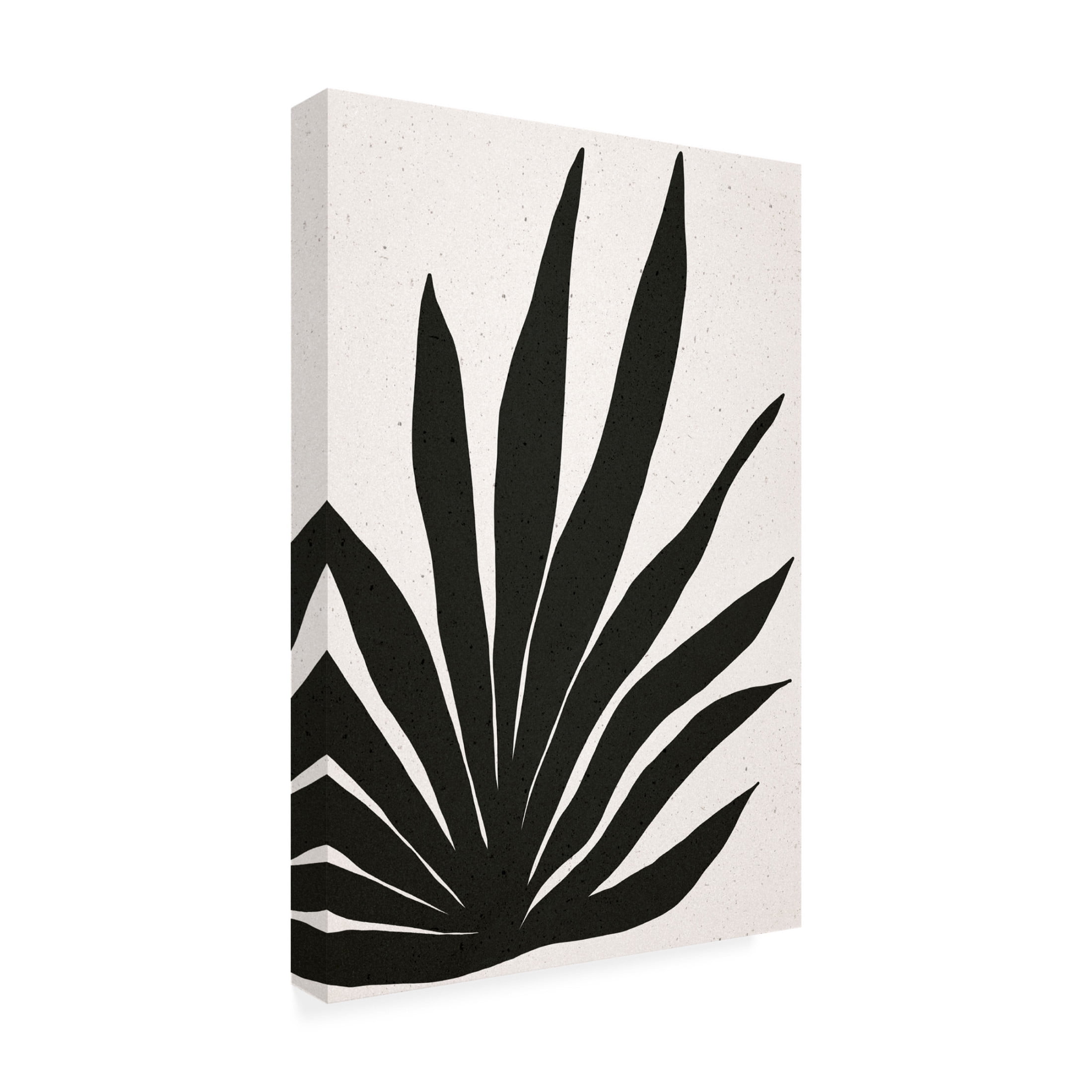 Trademark Fine Art uplusmestudio Textured Leaf Canvas Wall Art
