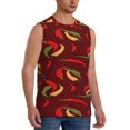thumbnail image 2 of Balery Hot Chili Camisetas sin mangas para hombre, absorbe la humedad y protege contra el mal olor.-Medium, 2 of 7