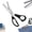 Black, variant on Pinking Shears for Fabric Cutting, Stainless Steel Zig Zag Scissors,1pcs | Sharp Serrated Blades Create Clean Anti-Fray Edges for Fabric, Quilting, Dressmaking, Paper and DIY Crafts