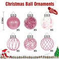 thumbnail image 2 of Juego de Adornos Navideños Besteek 30 Piezas Rosa 6 cm, 2 of 7