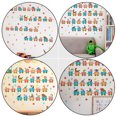 thumbnail image 3 of ADDHAT Stickers Decorativos De Alfabeto En Estilo Cartoon Con De Tren Para Interior, 3 of 8