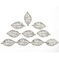 thumbnail image 2 of 22 piezas de Metal llavero colgante de cadena colgante hueca accesorios de manualidades DIY Fernando Hoja de árbol colgante DIY, 2 of 8