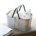 thumbnail image 2 of Plastic Storage Baskets with Handles,Storage Bin Shower Caddy Organizer for Bathroom and Kitchen, 2 of 4