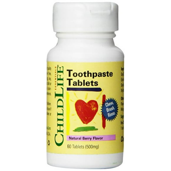 Childlife Toothpaste Tablet Natural Berry - 60 Tablets