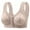 75#Silver, variant on Front Closure Bras for Women 2025 Snap Style - Daisy Bra No Underwire, Full Coverage Plus Size Cotton, Breathable Push Up Comfortable Bra for Seniors