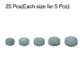 thumbnail image 3 of Uxcell 9/10/11/12/13mm Pool Cue Tips Snooker Billiard Cue Tips Pool Stick Tips, Grey 25 Pack, 3 of 5