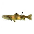 thumbnail image 2 of MEYDA 132286 30 in. W Brown Trout Fused Glass Wall Sconce, 2 of 5