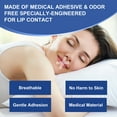 thumbnail image 2 of LDNIO Mouth Tape for Sleeping (120 Pcs) - Hypoallergic Strips for Sensitive Skin, Gentle Mouth Tape with Hole,  Medical Grade Adhesive Tape, 2 of 9
