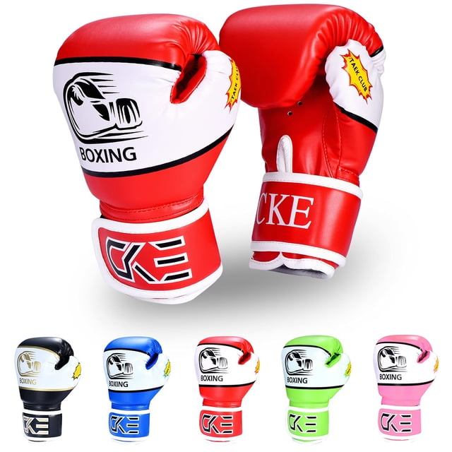 Guantes de boxeo CKE para niños y niñas, jóvenes de 5 a 12 años