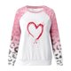 thumbnail image 2 of Gibobby Sudaderas con cremallera Sudadera casual de manga larga con cuello redondo y estampado de amor del día de San Valentín para mujer (estilo 3)(Rosa, XXL), 2 of 4