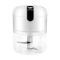 thumbnail image 1 of Electric Garlic Masher 250ml 5V 800mAh Portable Small Garlic Chopper Rechargeable Electric Mini Chopper Reusable Garlic Peeler Food Processor Kitchen Food Masher Tool for Home, 1 of 8