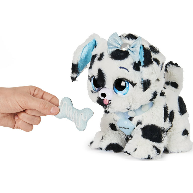 Present Pets, Diamond Dalmatian Interactive Plush Pet Toy with 2 Bonus  Accessories and Over 100 Sounds and Actions (Style May Vary) 