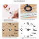thumbnail image 4 of Pegatinas para reloj de pared DIY sin marco, modernas pegatinas de pared con espejo extraíble en 3D, relojes silenciosos, decoración de reloj grande para sala de estar, dormitorio, decoración del hoga, 4 of 5