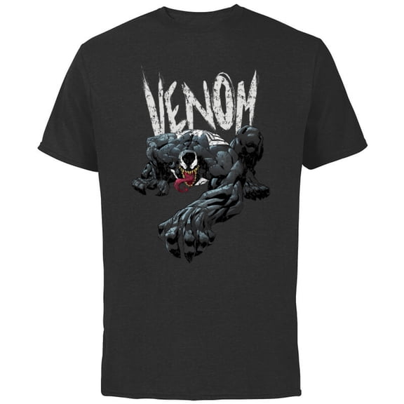 Marvel Venom Eddie Brock - Short Sleeve Cotton T-Shirt for Adults - Customized-Black