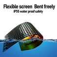 thumbnail image 3 of LED Sign, 158.5x58mm LED Screen Display Flexible  for Wristbands Shoes Helmets, 3 of 7