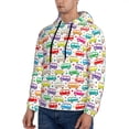 thumbnail image 2 of Hoodies for Men - Colorful Bus Long Sleeve Comfrt Men'S Fashion Hoodies & Sweatshirts, Sweatshirts for Men Hoodies Pullover Clothing Clothes with Pouch, 2 of 7
