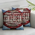 thumbnail image 3 of nygtbtfer Pack of 2 Lake Rules Decorative Throw Pillow Covers, Soft Welcome to The Lake Square Cushion Case Set for Couch Bedroom Living Room,Lake House Decor Red Black Pillow Cases Pillowcases White, 3 of 7