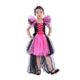 thumbnail image 3 of Ropa de Invierno Bebé Estilo Niñas Malla Vestido de Princesa Papel de Payaso de Halloween Cosplay Vestido de Fiesta de Fiesta Vestido de Fiesta de Fiesta, 3 of 8