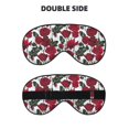 thumbnail image 2 of Naloa Rose Flowers Print Sleep Mask for Sleeper, Light Blocking Sleeping Eye Mask for Women Men, Eye Shade with Adjustable Strap for Travel, Nap,Meditation, 2 of 7