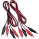thumbnail image 1 of 2 Groups 1m Test Leads Set With Alligator Clips Double-ended Jumper Wires, 1 of 2