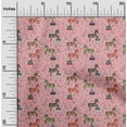 thumbnail image 2 of oneOone Tissu Viscose Chiffon Rose Matériel de Robe de Cirque Tissu Imprimé Tissu au Mètre 42 Pouces de Large-Aa, 2 of 5
