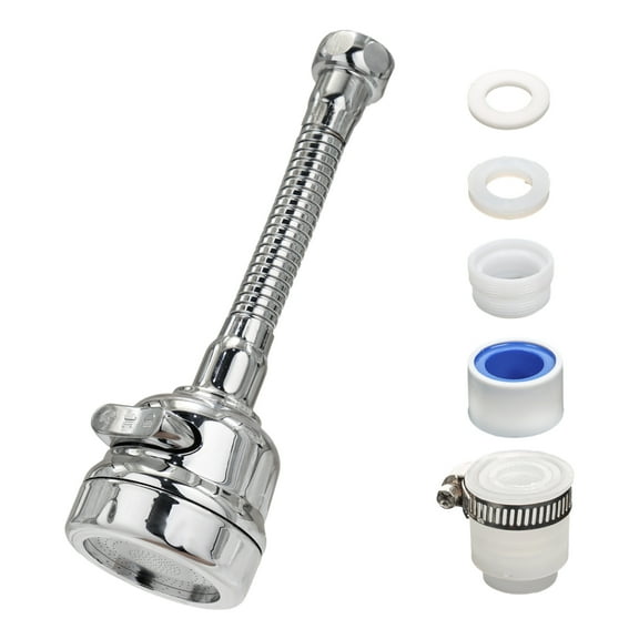 Kitchen Faucet Sprayer Attachment, Movable Faucet Extender for Kitchen Sink, 360° Rotatable Sink Faucet Head Anti-Splash Tap Booster Shower and Water Saving Faucet for Kitchen