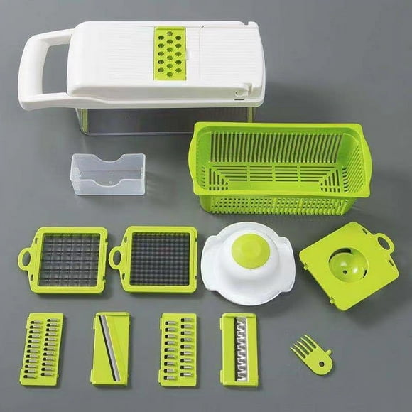 Multifunctional Mandolin 12pcs Vegetable Cutter Quickly and Evenly.