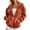 Orange, variant on MDUKONU Womens Velvet Zip Up Hoodie Long Sleeve Oversized Hooded Sweatshirt Fleece Fall Velour Y2K Jackets With Pockets Size: XXXL Blue