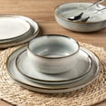 thumbnail image 3 of AmorArc Ceramic Cereal Bowls Set of 2 for Kitchen, 22oz Stoneware Soup Bowls Set for Cereal Soup, Modern Kitchen Bowls for Meal, Dishwasher &Microwave Safe, Reactive-Green Wheat, 3 of 4