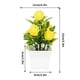 thumbnail image 3 of Flores artificiales, flores falsas, flores de imitación, set de regalo para mujer, rosas de espuma, pequeñas flores en maceta, flores de imitación, decoración del hogar, escritorio de oficina, adornos, 3 of 7