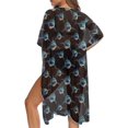 thumbnail image 5 of HELLHERO Polyester Bathing Suit Cover Up for Beach Breathable Free Size Long Kimono Swimsuit Cover Up, 5 of 6