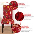 thumbnail image 4 of (Set of 6) Stretch Dining Chair Covers Xmas Christmas Party Banquet Seat Protector Decor, 4 of 7