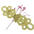 thumbnail image 4 of Ywmsfl Sewing Closure Buttons Chinese Knot Gold Silk Fasteners for Tang Suit Dance National Dress Chinese Cheongsam Ornaments, 4 of 9